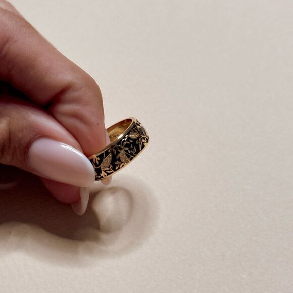 Boho Floral Ring S958 - Picture 5 of 5